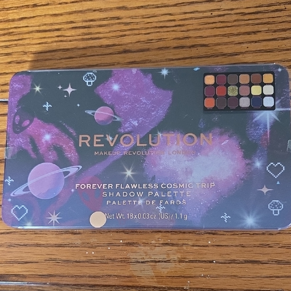 Revolution Cosmic Trip Shadow Palette with Purple and Pink Hues